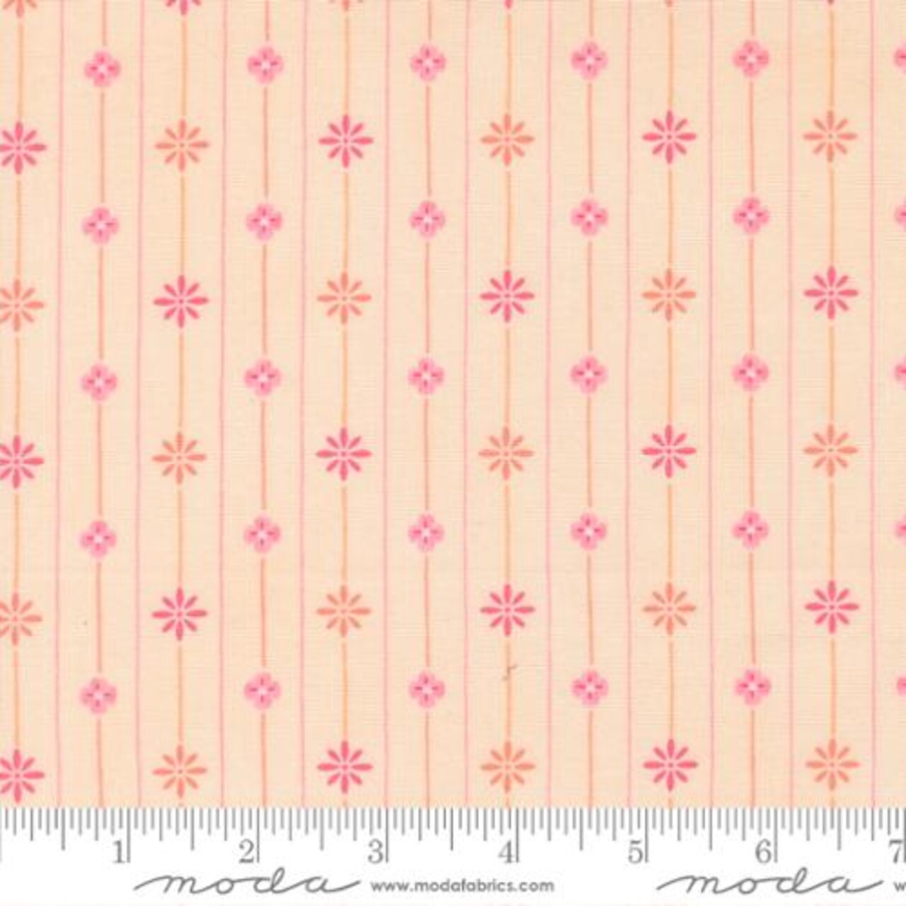 Fabric Moda Peach Petals in the Wind Kindness by the Quarter Yard 56156-12
